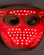 The model wearing Blyss Helio – Professional-Grade LED Photon Therapy Mask
